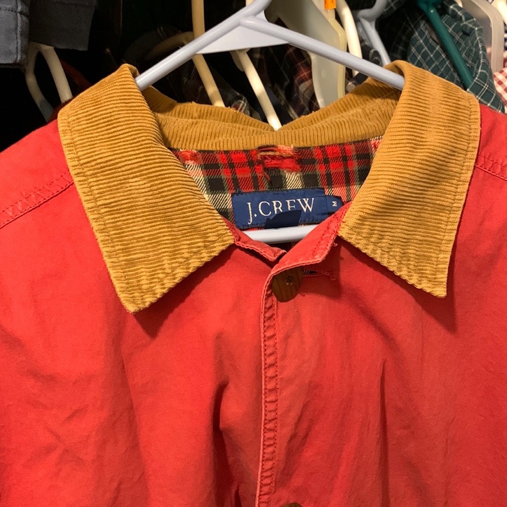 Vintage Red Jcrew Barn Jacket/Coat Men's Medium